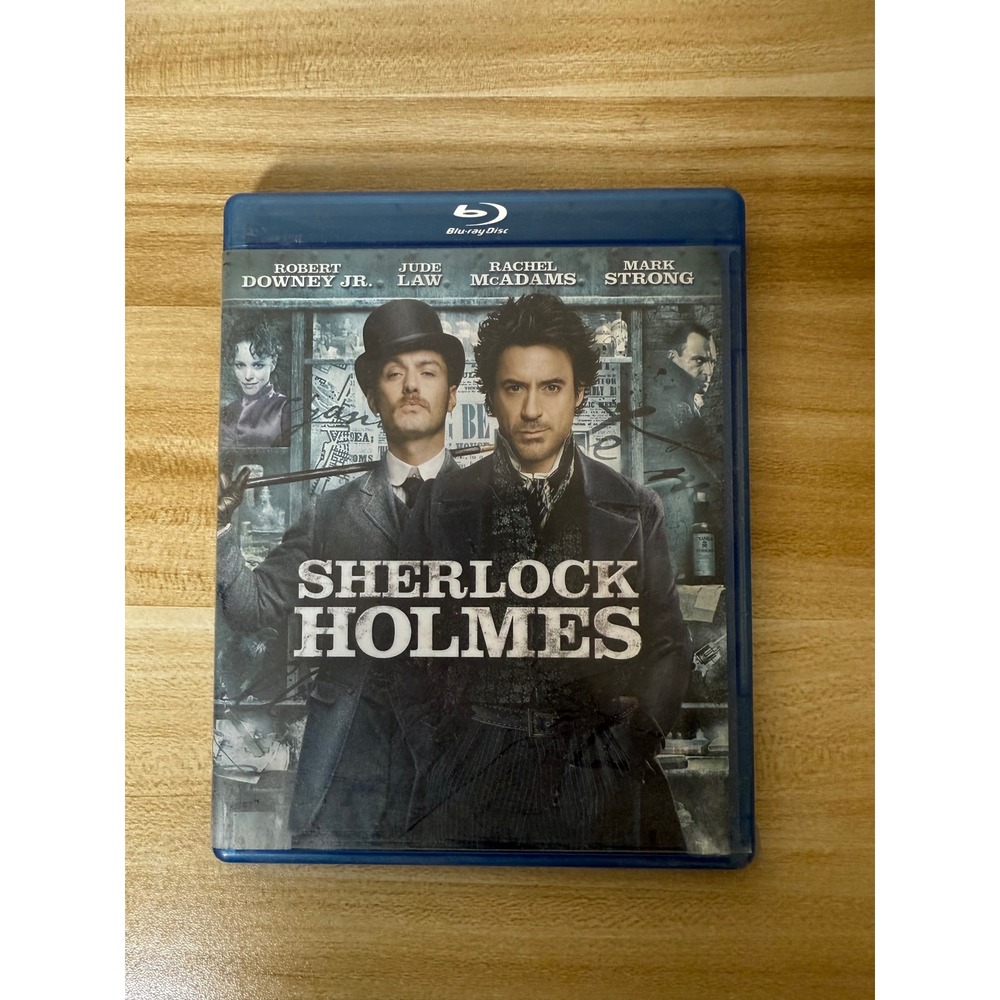 Sherlock Holmes Blu Ray Disc Robert Downey Jr Jude Law‎ Movie Film